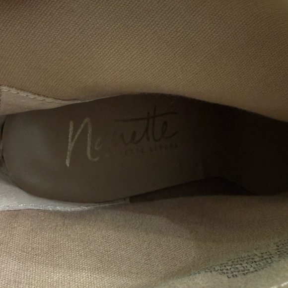 NEW Nanette Lepore Light Pink Leather High Heel Boot Back Zip Cowgirl Size 7.5 - Picture 3 of 5